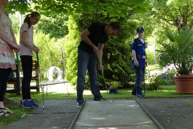 Das Turnier fand auf der Minigolfanlage Kösching statt.