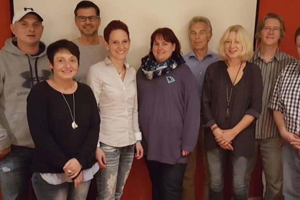 Einige der Vorstandsmitglieder, darunter Bianca Kose (2. v. l.). Foto: Förderverein