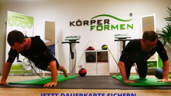 Probieren Sie bei Körperformen Ingolstadt ein EMS-Training mit einem ERC-Spieler aus.