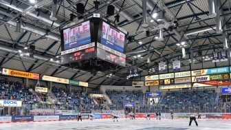 Zuschauerbeschränkungen gelten ab sofort wieder in der SATURN-Arena.
Foto: Johannes Traub/JT-Presse.de