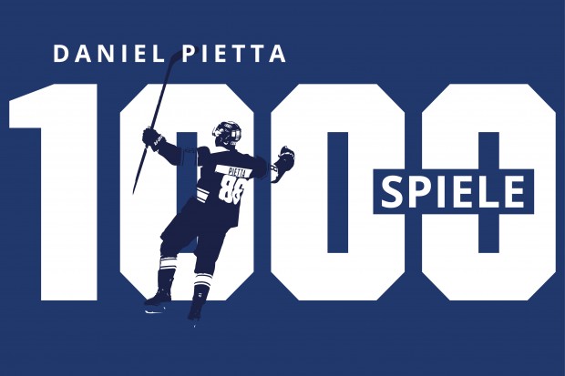 Auch ein eigenes Logo wurde zum 1000. Spiel von Daniel Pietta entworfen.