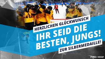 Herzlichen Glückwunsch zur olympischen Silbermedaille.
Foto: HHof Herzlichen Glückwunsch zur olympischen Silbermedaille.
Foto: HHof
