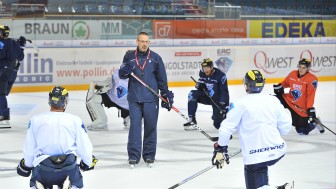 Die Panther arbeiten an ihrer Playoffform - und wollen sie auch im Derby gegen Nürnberg beweisen. Foto: Traub / st-foto.de Die Panther arbeiten an ihrer Playoffform - und wollen sie auch im Derby gegen Nürnberg beweisen. Foto: Traub / st-foto.de