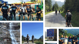 Fünf ERC-Anhänger auf großer Fahrt: Sie überqueren mit dem Radl die Alpen zum Vinschgau Cup. Fotos der Gruppe gibt's auf instagram: gruppo_di_ciclisti Fünf ERC-Anhänger auf großer Fahrt: Sie überqueren mit dem Radl die Alpen zum Vinschgau Cup. Fotos der Gruppe gibt's auf instagram: gruppo_di_ciclisti