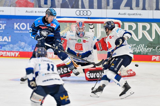 Daniel Schmölz und die Panther treffen auf Iserlohn.
Foto: Johannes Traub/JT-Presse.de