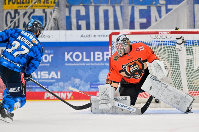 Riley Barber sorgte im ersten Duell für das Game-Winning-Goal.
Foto: Johannes Traub/JT-Presse.de