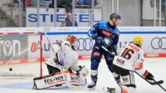Der ERC trifft am Sonntag auf Frankfurt.
Foto: Johannes Traub/JT-Presse.de Der ERC trifft am Sonntag auf Frankfurt.
Foto: Johannes Traub/JT-Presse.de