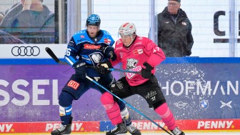 Daniel Pietta und der ERC treffen am Sonntag zuhause auf Nürnberg.
Foto: Johannes Traub/JT-Presse.de