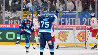 Sechs Treffer erzielten die Panther im Achtelfinal-Hinspiel.
Foto: Johannes Traub/JT-Presse.de