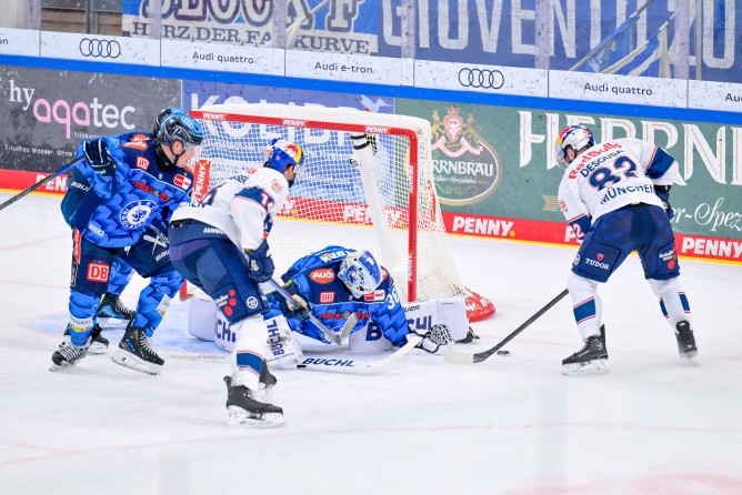 Chris DeSousa sicherte mit einem Doppelpack im zweiten Drittel den Sieg für München.
Foto: Johannes Traub/JT-Presse.de