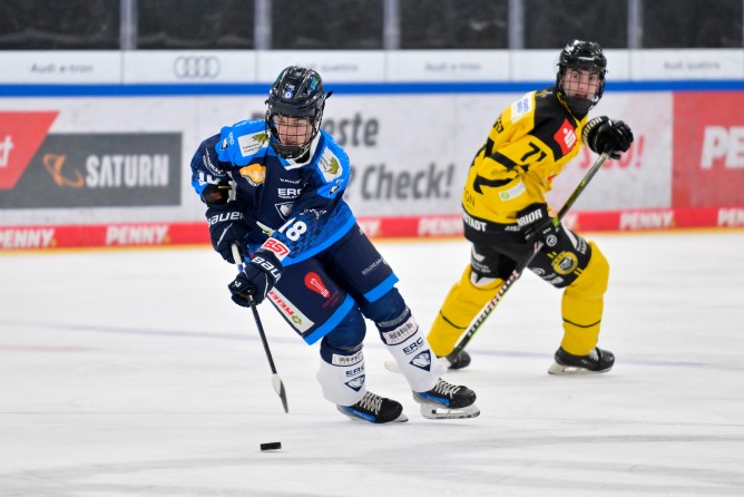 Mats Geppert ist einer von drei Jungpanthern im Aufgebot für die U18-WM.
Foto: Johannes Traub/JT-Presse.de