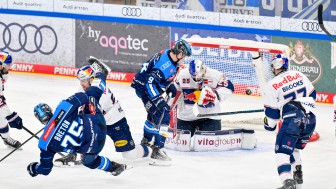 Der ERC will morgen zuhause den zweiten Sieg im Playoff-Viertelfinale gegen München erzwingen.
Foto: Johannes Traub/JT-Presse.de