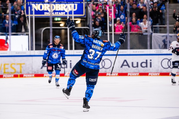 Riley Barber bejubelte im ersten Heimspiel gegen München einen Hattrick. 
Foto: City-Press