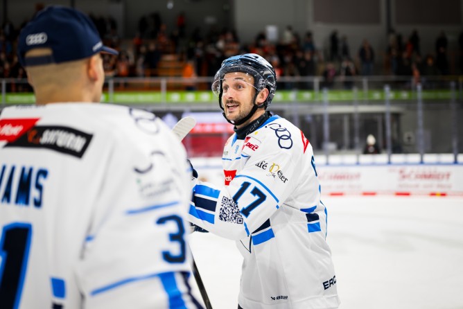 Abbott Girduckis und der ERC treffen am Freitag auf München.
Foto: City-Press