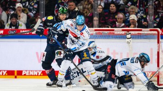 Keine Punkte konnte der ERC aus Berlin mitnehmen.
Foto: City-Press Keine Punkte konnte der ERC aus Berlin mitnehmen.
Foto: City-Press