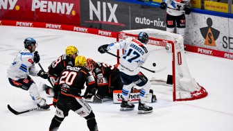 Für das zwischenzeitliche 0:4 sorgte Abbott Girduckis.
Foto: Citypress | DEL-Fotosharing