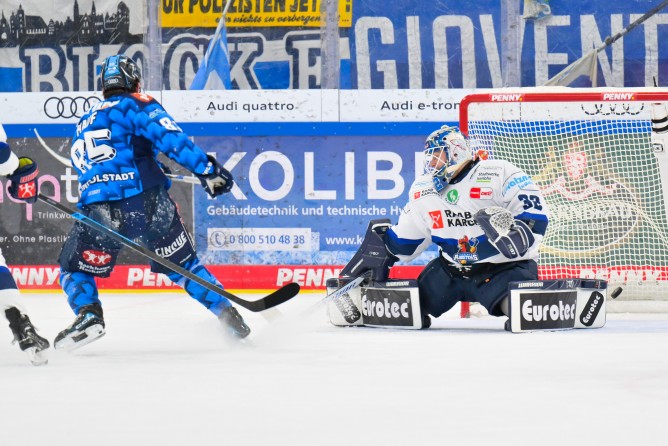 Luca Hauf erzielte sein erstes DEL-Tor.
Foto: Johannes Traub/JT-Presse.de
