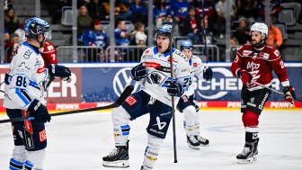 Alex Breton traf kurz vor der 2. Pause zum wichtigen 3:0.
Foto: DEL-Photosharing