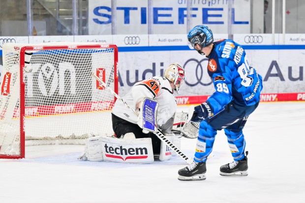 Austen Keating erzielte den Siegtreffer für den ERC.
Foto: Johannes Traub/JT-Presse.de