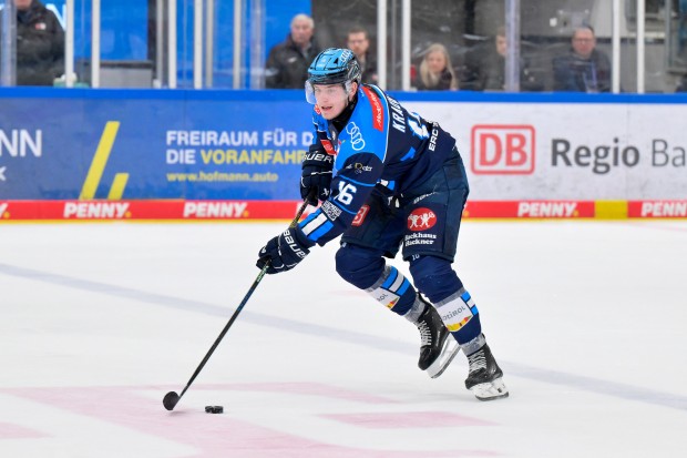 Johannes Krauß verlässt den ERC nach zwei Spielzeiten. Danke, Hanni!
Foto: Johannes Traub/JT-Presse.de