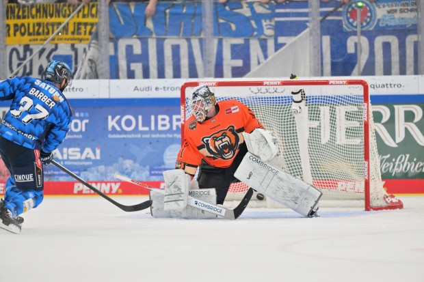 Riley Barber erzielte per Penalty das Siegtor.
Foto: Johannes Traub/JT-Presse.de