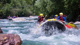 Am Samstag, 22. August, Rafting auf der Etsch.
Foto: Tourismusverein Latsch-Martelltal Am Samstag, 22. August, Rafting auf der Etsch.
Foto: Tourismusverein Latsch-Martelltal