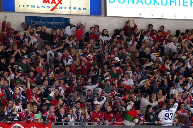 Torjubel der AEV Fans