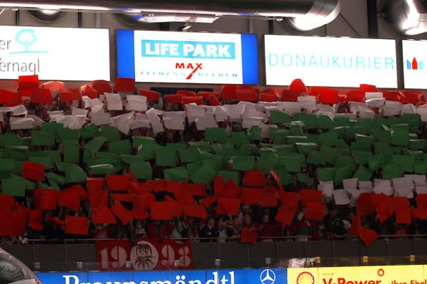 Choreo der Gästefans