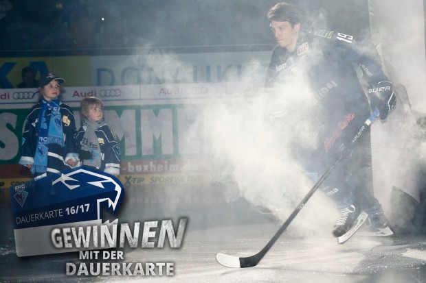 Sei Einlaufkind bei einem Spiel des ERC in der Deutschen Eishockey Liga und erlebe die Spieler hautnah, wenn sie aufs Feld fahren (für unter 12-Jährige).