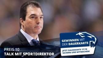 Vier Dauerkartenbesitzer erhalten eine exklusive Gesprächsrunde mit Sportdirektor Larry Mitchell. Vier Dauerkartenbesitzer erhalten eine exklusive Gesprächsrunde mit Sportdirektor Larry Mitchell.